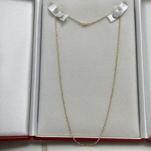 14K Plain Gold Chain!! Add your own charm/pendant